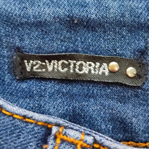 Seduction Victoria jeans straight leg blue women's size 0 / 33 - Picture 6 of 11